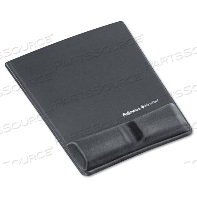 OEM#: 9184001MEMORY FOAM WRIST SUPPORT WITH ATTACHED MOUSE PAD, 8.25 X 9.87, GRAPHITE by Fellowes