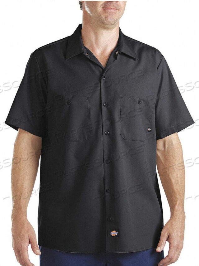 OEM#: S535BK RG MH4982 SHORT SLV INDSTRL SHIRT POPLIN BLACK M by VF Imagewear, Inc.