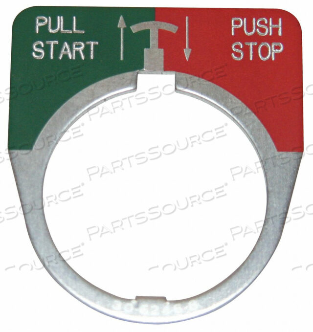 OEM#: 10250TR2LEGEND PLATE PUSH/PULL START/STOP by Eaton