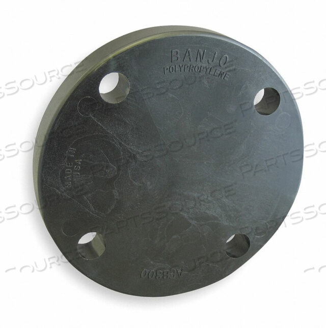 OEM#: AFB300BLIND FLANGE 3 IN CLASS 150 POLY BLACK by Banjo