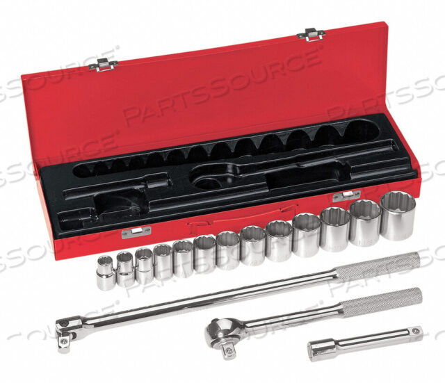 OEM#: 65512SOCKET-WRENCH SET, 16-PC. 1/2 DRIVE by Klein Tools
