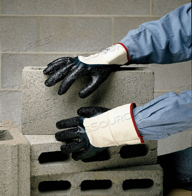 OEM#: 7166R-10-VCOATED GLOVES SAFETY CUFF ROUGH XL PR by SHOWA