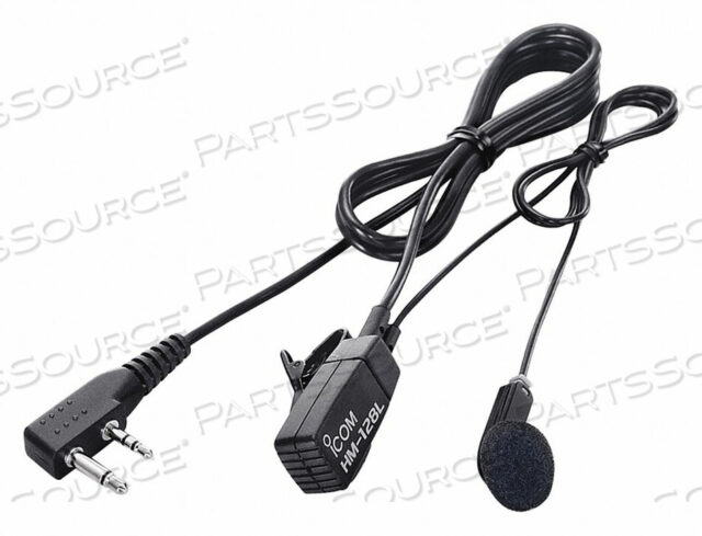 OEM#: HM128LEARPHONE MICROPHONE BLK 3 FT CORD 2-PIN by Icom