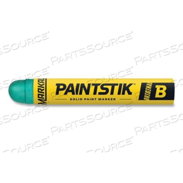 OEM#: 80226PAINTSTIK ORIGINAL B SOLID PAINT MARKER, 11/16 IN DIA, 4-3/4 IN L, GREEN by Markal