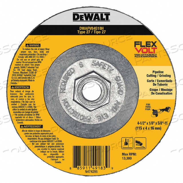 DEPRESSED CENTER WHEELS TYPE 27 CERAMIC