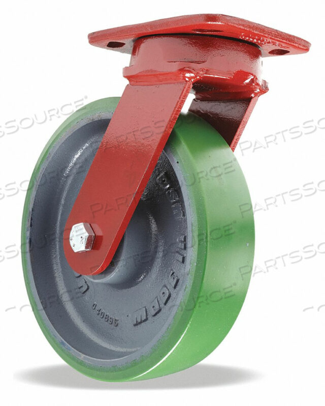 OEM#: S-ZFWH-8DB-4SL-FBKINGPINLESS PLATE CASTER SWIVEL 1500 LB. by Hamilton