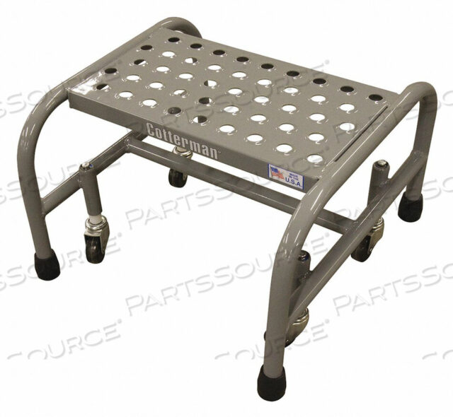 OEM#: 1001N1818A6E10B3C1P1ROLLING LADDER 12INH 1 STEP POWDERCOATED by Cotterman