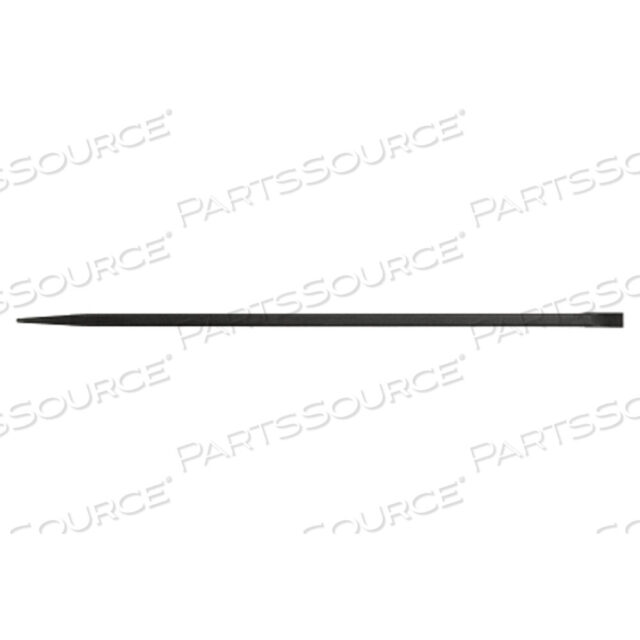 OEM#: 40003LINE-UP PRY BAR, 24 IN, 3/4 IN, OFFSET CHISEL/STRAIGHT TAPERED POINT, BLACK OXIDE by Mayhew