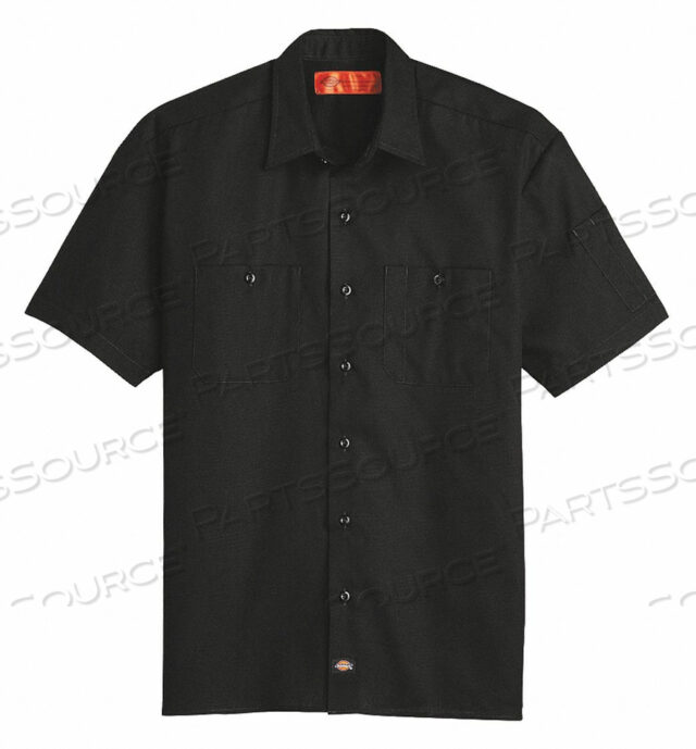 LONG SLEEVE WORK SHIRT MENS XL TALL BLK