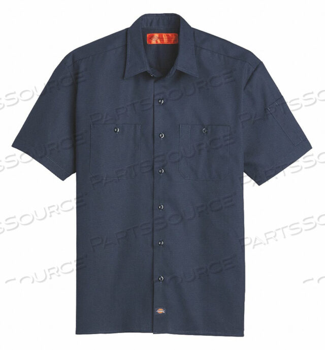 SHORTSLEEVE WORK SHIRT MENS XL DARK NAVY