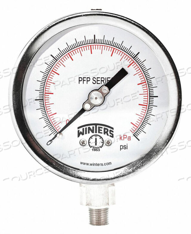 OEM#: PFP1037WBWGAUGE 4 DIAL SIZE MNPT CONNECTION by Winters Instruments