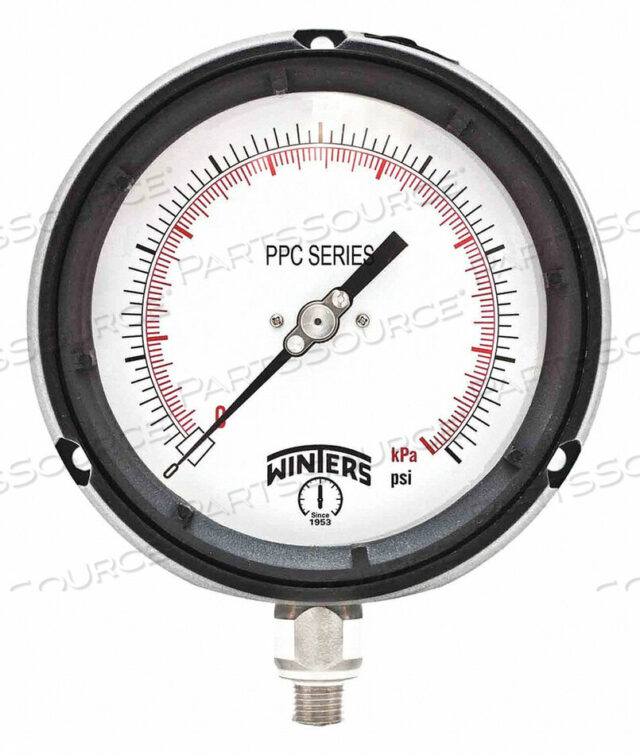 OEM#: PPC5046R1WBYGAUGE 4-1/2 DIAL SIZE MNPT CONNECTION by Winters Instruments