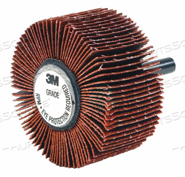 OEM#: 80757MOUNTED FLAP WHEEL 1 IN.W MEDIUM 80 GRIT by 3M Consumer
