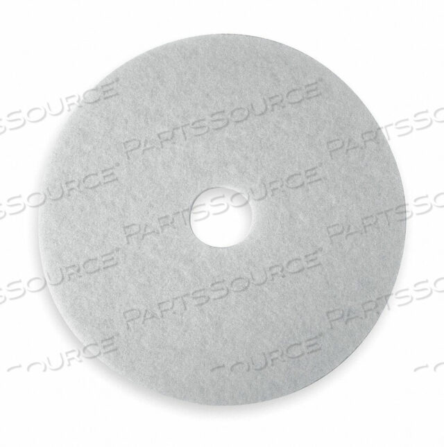OEM#: 4100POLISHING PAD 12 IN WHITE PK5 by 3M Healthcare