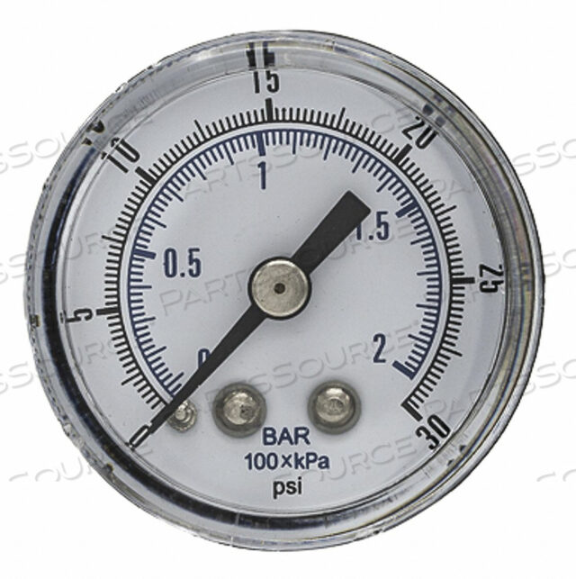 OEM#: SEP-102D-158C-BSPTPRESSURE GAUGE NOMINAL 1-1/2 DIAL by PIC Gauges