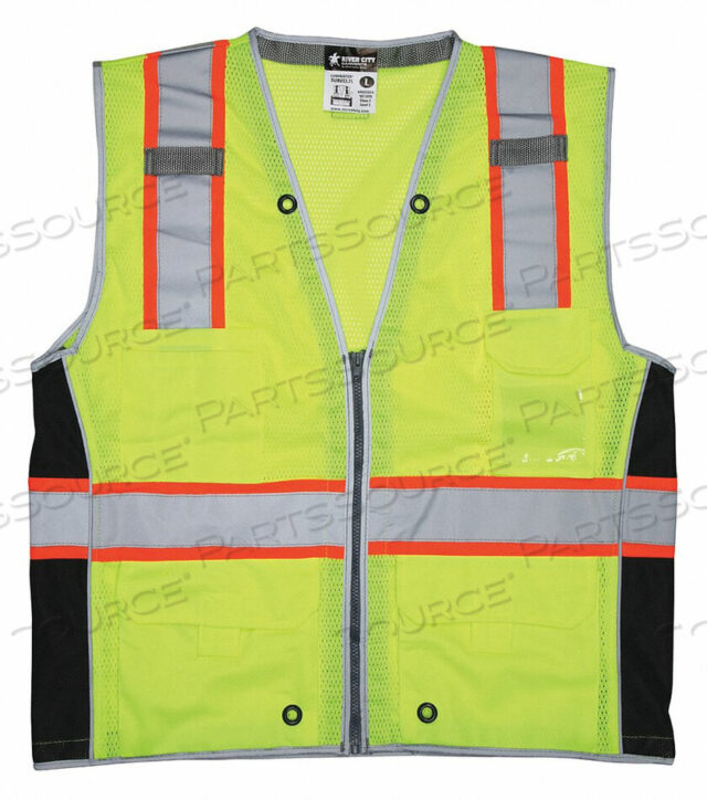 OEM#: SURVCL2LXLHIGH VISIBILITY VEST XL SIZE UNISEX by MCR Safety