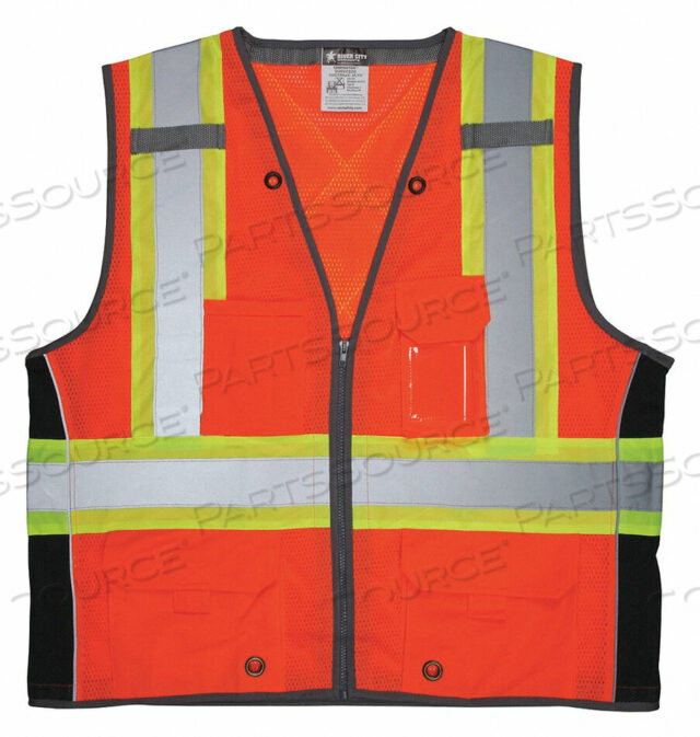 OEM#: SURVCS2OXLHIGH VISIBILITY VEST XL SIZE UNISEX by MCR Safety