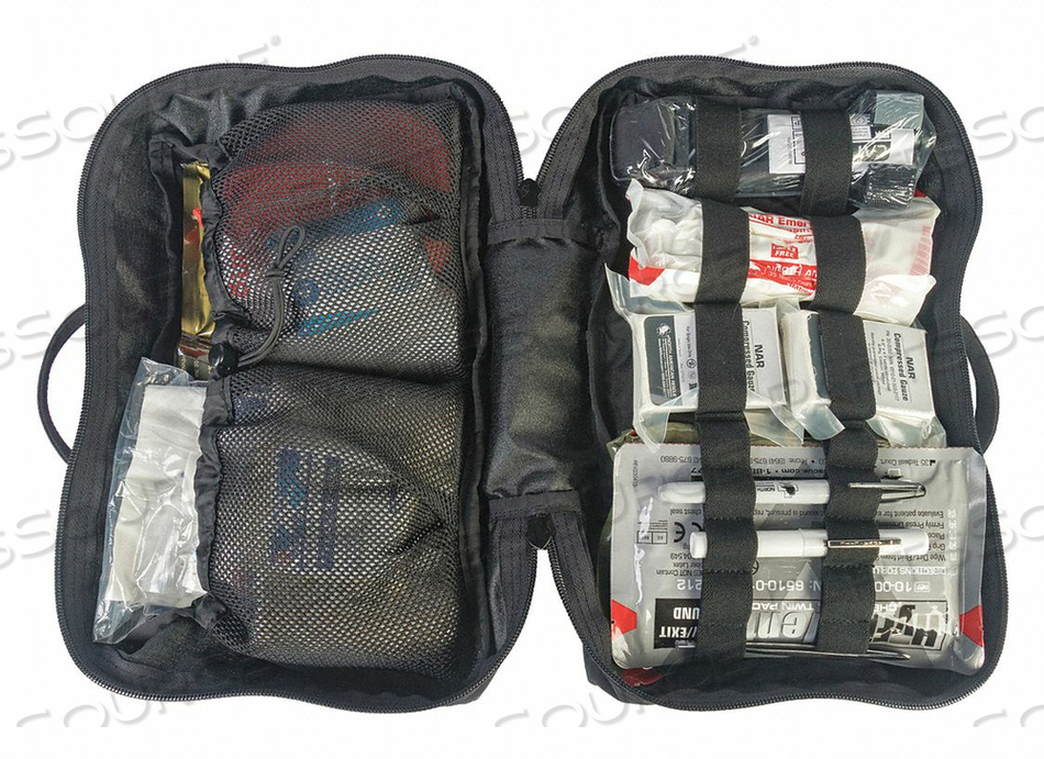 OEM#: 80-0542PATROL VEHICLE TRAUMA KIT BLACK by North American Rescue
