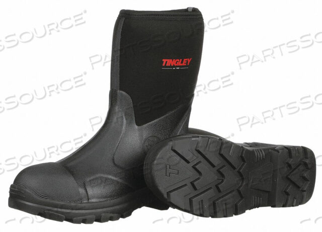 OEM#: 87121RUBBER BOOT MENS 9 MID-CALF BLACK PR by Tingley Rubber