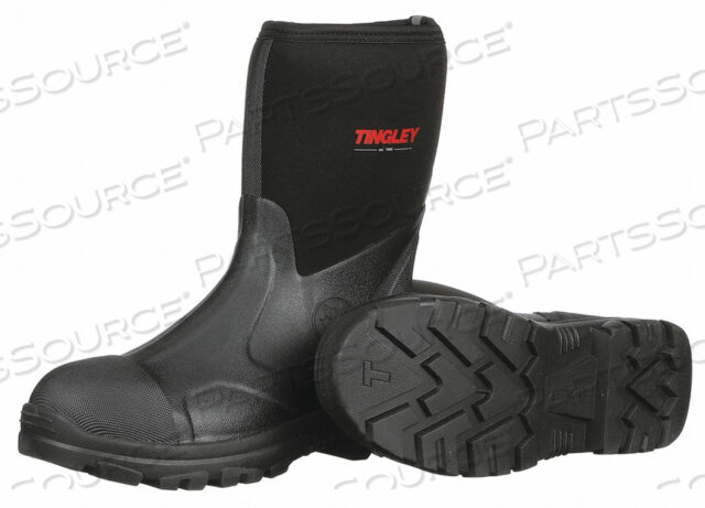 OEM#: 87121RUBBER BOOT MENS 4 MID-CALF BLACK PR by Tingley Rubber