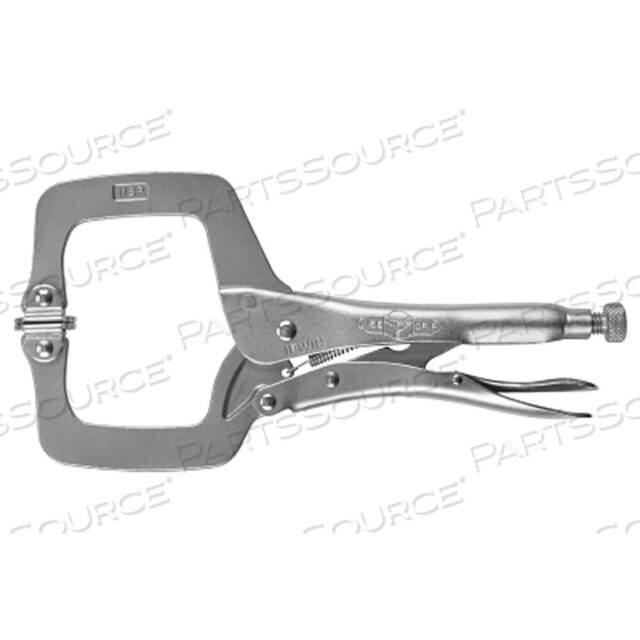 OEM#: 20LOCKING C-CLAMPS WITH SWIVEL PADS, JAW OPENS TO 3-7/8 IN, 11 IN LONG by IRWIN Tools
