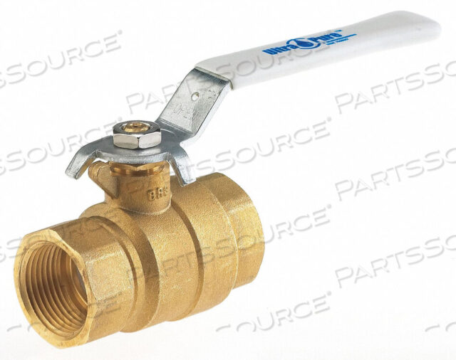 OEM#: UPBA475B 1 1/4LL BRASS BALL VALVE INLINE FNPT 1-1/4 IN by Milwaukee Valve
