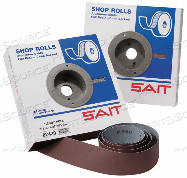 OEM#: 81220ABRASIVE ROLL 2 WX150 FT L 120G J by United Abrasives-Sait