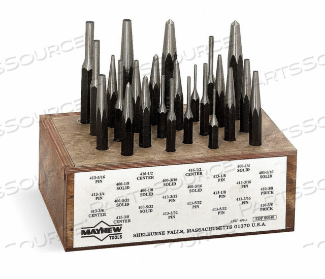 OEM#: 80040COMBINATION PUNCH SET 24 PIECES by Mayhew