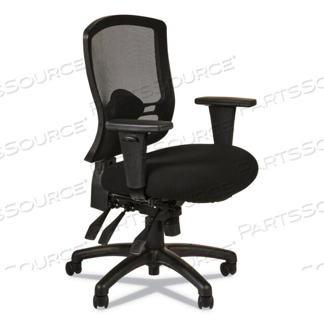 OEM#: ALEET4217ALERA ETROS SERIES MID-BACK MULTIFUNCTION WITH SEAT SLIDE CHAIR, SUPPORTS UP TO 275 LB, 17.83 TO 21.45 SEAT HEIGHT, BLACK by Alera