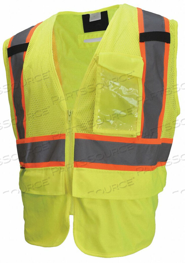 OEM#: SV272T-2ZGM-4XSAFETY TETHER VEST TYPE R GREEN 4X by Radians