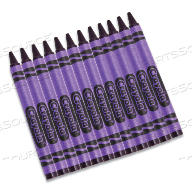 BULK CRAYONS, VIOLET, 12/BOX