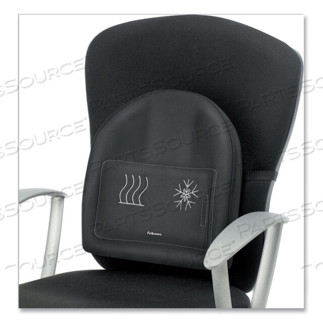 OEM#: 9190001HEAT AND SOOTHE BACK SUPPORT, 14.5 X 3 X 13.63, BLACK by Fellowes