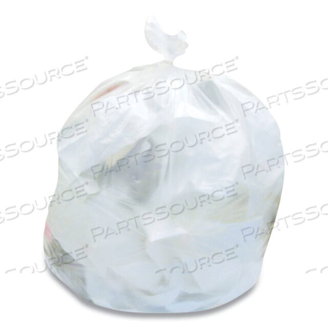 OEM#: CW18196/Z4833RNHIGH-DENSITY CAN LINERS, 16 GAL, 6 MIC, 24 X 33, NATURAL, 50 BAGS/ROLL, 20 ROLLS/CARTON by Coastwide Professional