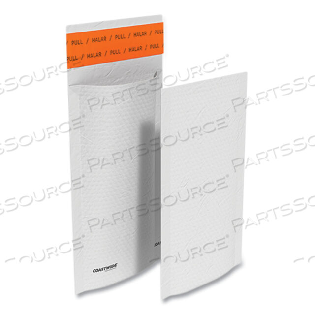 SELF-SEALING KRAFT BUBBLE MAILER, #000, BUBBLE CUSHION, SELF-ADHESIVE CLOSURE, 4.63 X 6.75, WHITE, 500/CARTON
