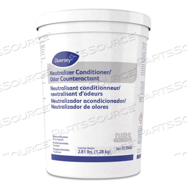 OEM#: 917048FLOOR CONDITIONER/ODOR COUNTERACTANT, POWDER, 0.5 OZ PACKET, 90/TUB, 2/CARTON by Diversey