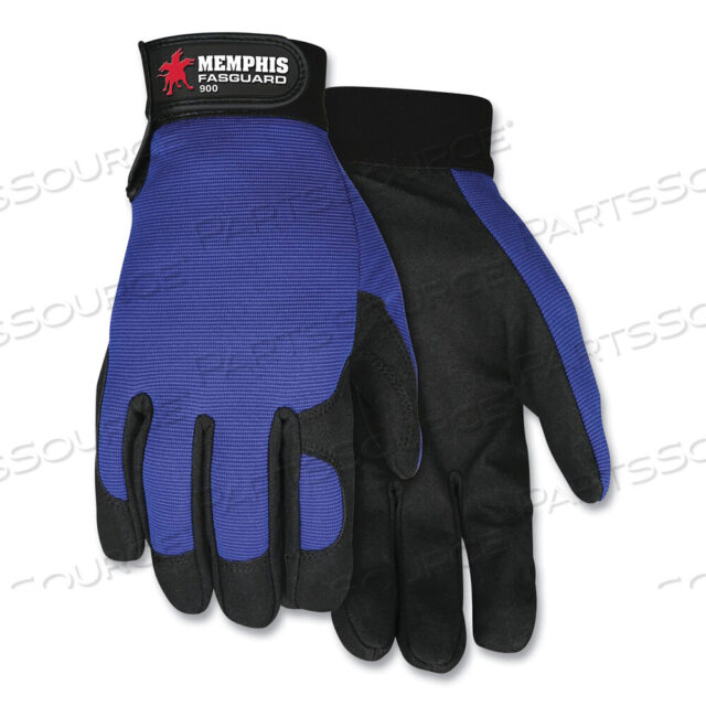 OEM#: 900XLGLOVES,SYN LEATH,XL,BE/BK by MCR Safety