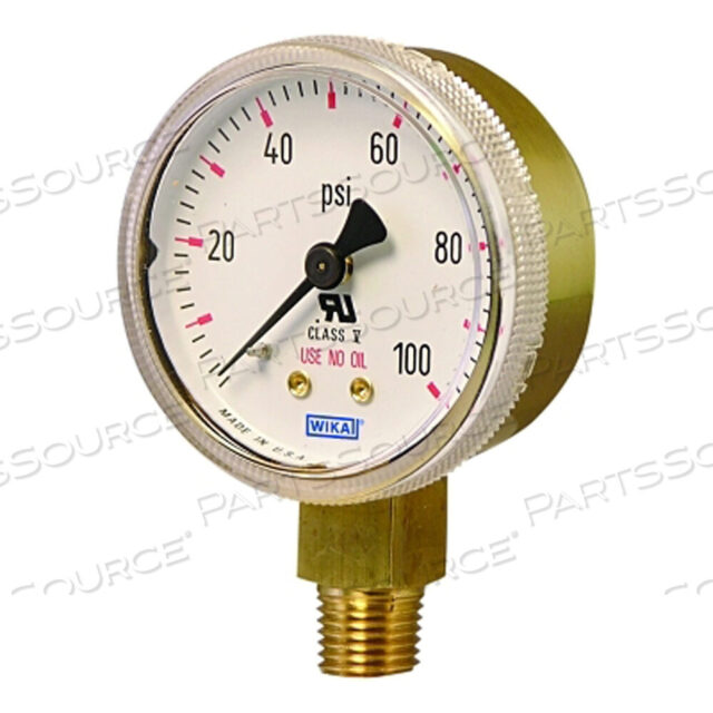 OEM#: 2400BRASS GAUGE, 2 X 400 by WIKA USA