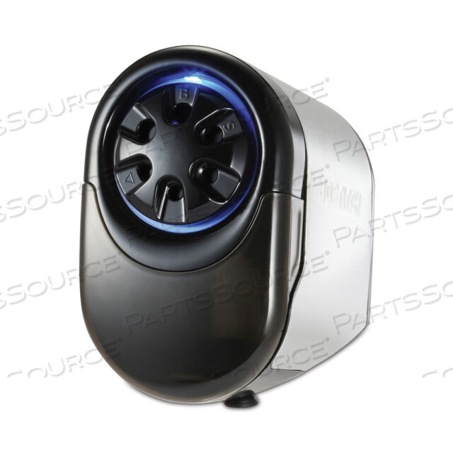 OEM#: EPS11HCQUIETSHARP GLOW CLASSROOM ELECTRIC PENCIL SHARPENER, AC-POWERED, 6.13 X 10.69 X 9, SILVER/BLACK by Bostitch