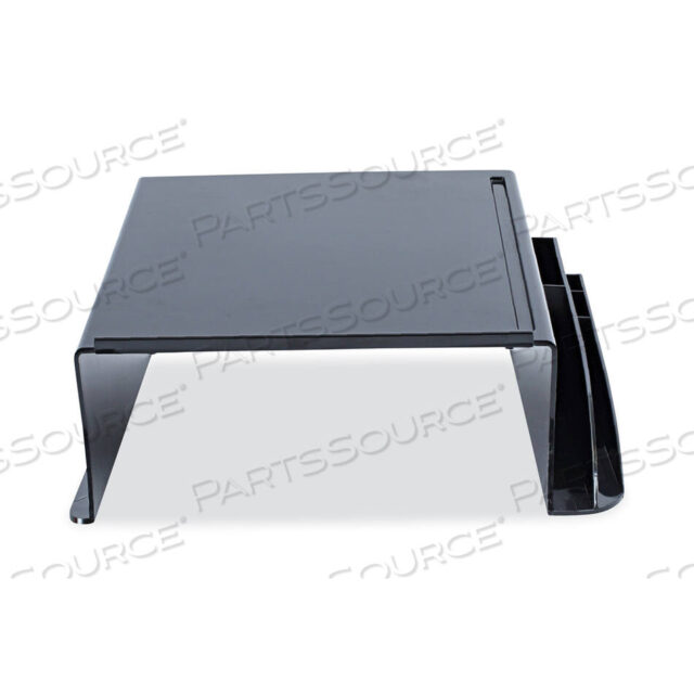 OEM#: UNV08116RECYCLED TELEPHONE STAND AND MESSAGE CENTER, 12.25 X 10.5 X 5.25, BLACK by Universal