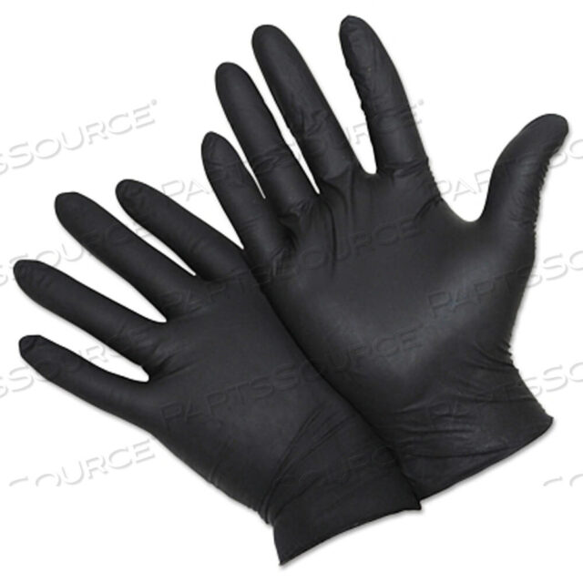 OEM#: 2920XLWEST CHESTER 2920 INDUSTRIAL GRADE POWDER-FREE NITRILE DISPOSABLE GLOVES, BEADED CUFF, 5 MIL, X-LARGE, BLACK by Protective Industrial Products