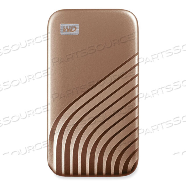 OEM#: WDBAGF0010BGDMY PASSPORT EXTERNAL SOLID STATE DRIVE, 1 TB, USB 3.2, GOLD by Western Digital