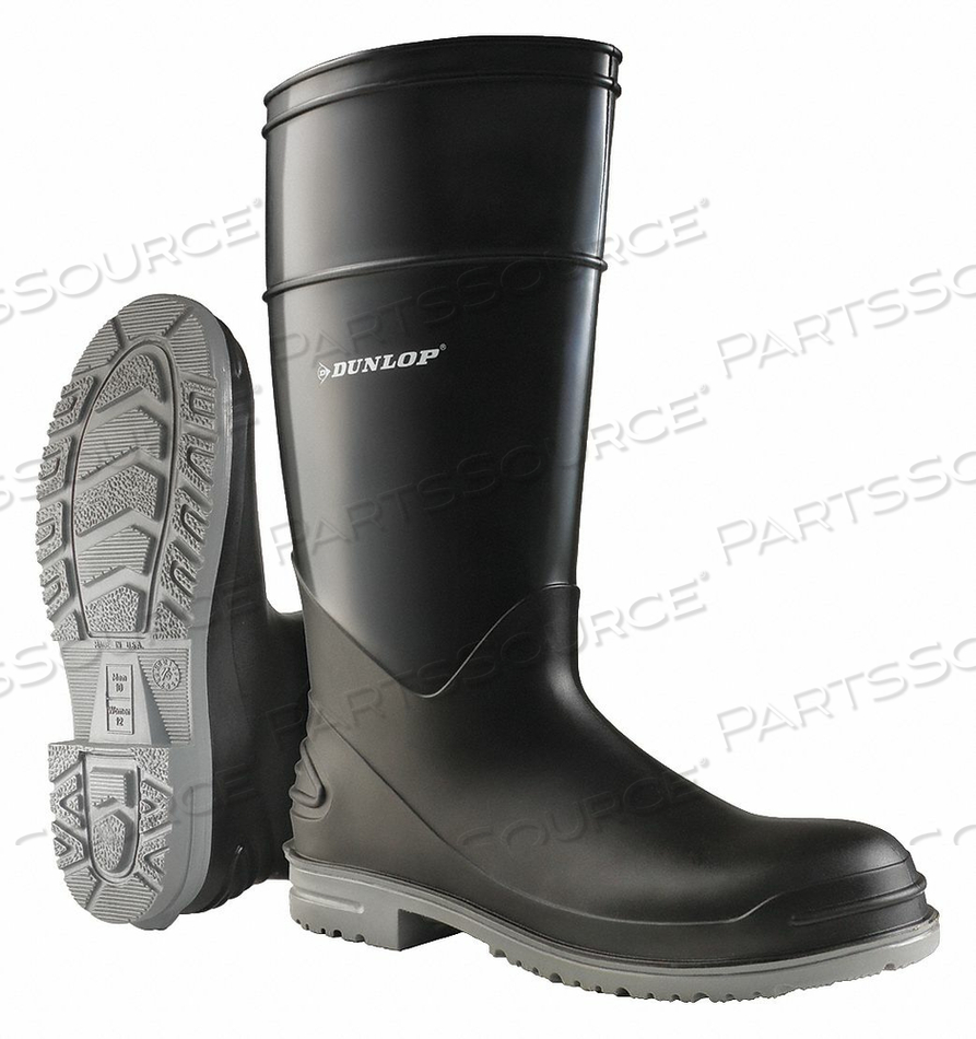 OEM#: 8968200RUBBER BOOT MENS 5 KNEE BLACK PR by Dunlop