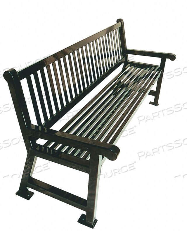 OEM#: 922-S6-GREENOUTDOOR BENCH 72 IN L 36 IN H GRN by UltraSite