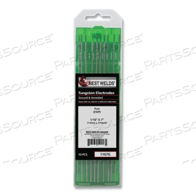 OEM#: 1167GPURE GROUND TUNGSTEN ELECTRODE, 7 IN, SIZE 1/16 by Best Welds