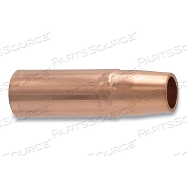 OEM#: 2362MIG GUN NOZZLE, 1/8 IN RECESS, 5/8 IN BORE, TWECO STYLE 23, SELF-INSULATED, COPPER by Best Welds
