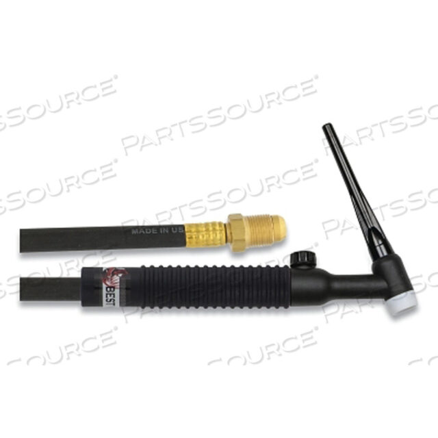 OEM#: 26FV25R26FV TIG TORCH PACKAGE, AIR COOLED, 200 A, FLEX HEAD WITH VALVE, 25 FT CABLE, RUBBER by Best Welds