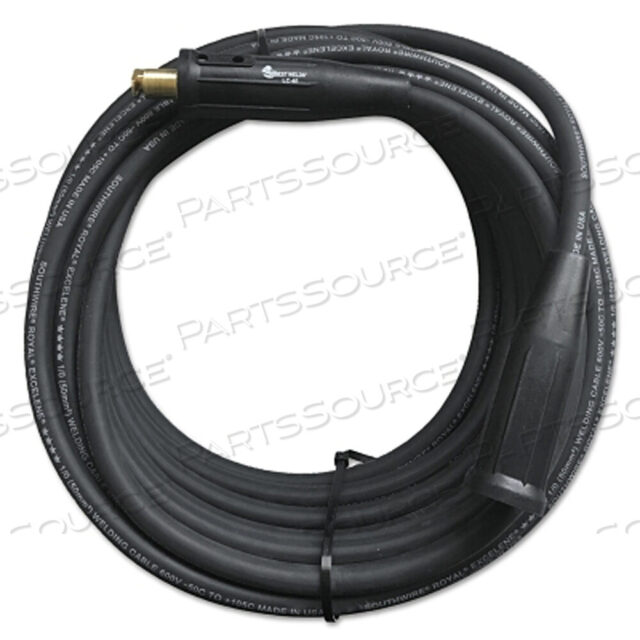 OEM#: 20100LC40WELDING CABLE ASSEMBLY, 2/0 AWG, 100 FT, BEST WELDS, WITH LC40 MALE/FEMALE, BALL POINT CONNECTION by Best Welds