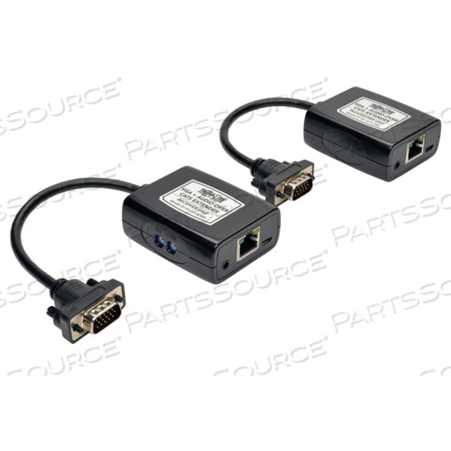 VGA AUDIO OVER CAT5/CAT6 EXTENDER TRANSMITTER RECEIVER 750FT TAA