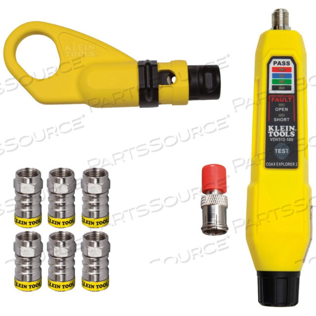 OEM#: VDV002-820COAX PUSH-ON CONNECTOR INSTALLATION & TEST KIT by Klein Tools