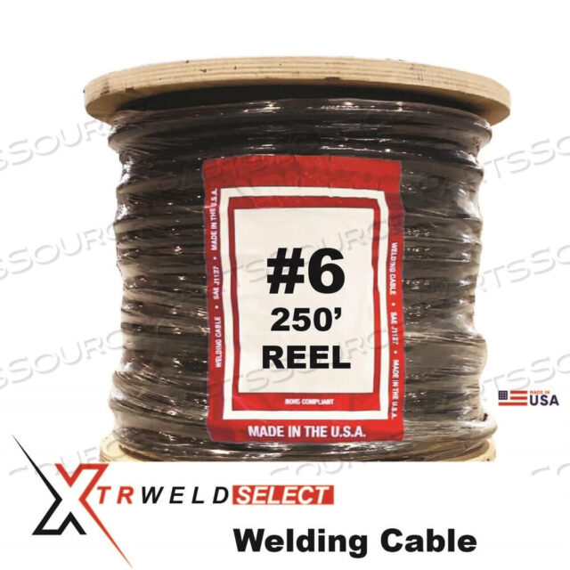 OEM#: FP1097WCSN6B-250 XTRWELD SELECT WELDING CABLE, 600V, #6 AWG, 250 by XTRweld